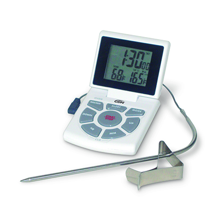Timer & Clock White CDN DTTC-W Combo Probe Thermometer