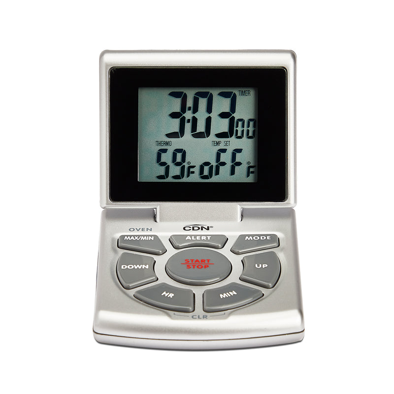 Combo Probe Thermometer, Timer & Clock – CDN Measurement Tools