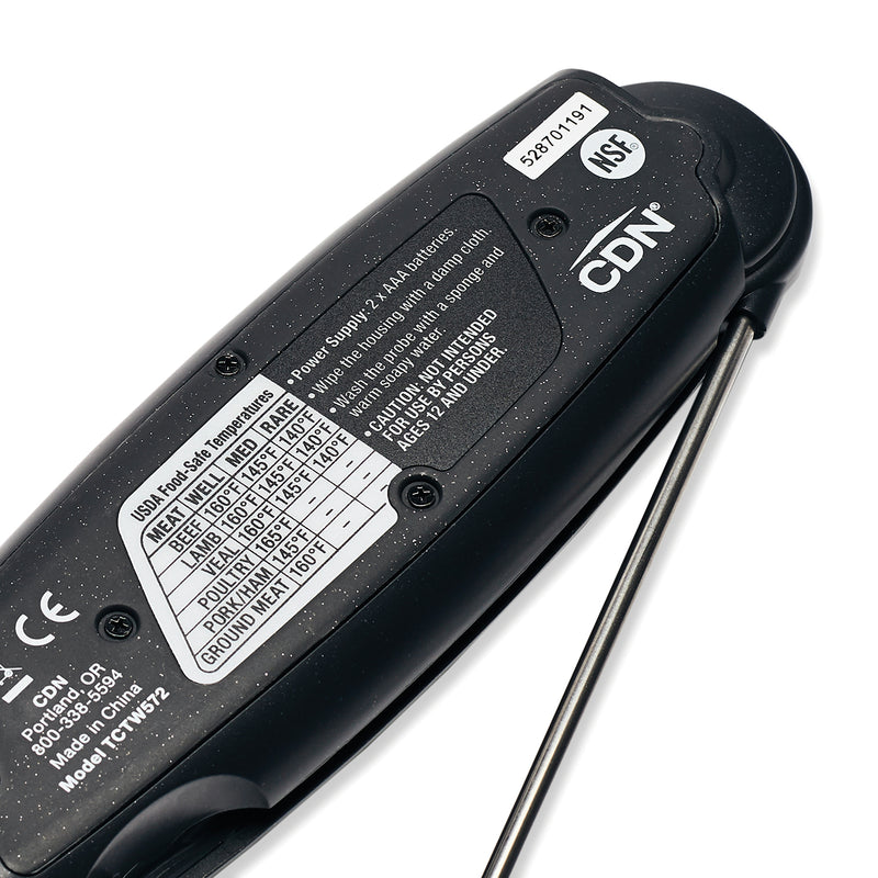 ATOGOU Updated Meat Thermometer - ±0.5°F Accuracy, 0.5s Response, Auto-Flip Display, IP67 Waterproof, For Grilling & Cooking