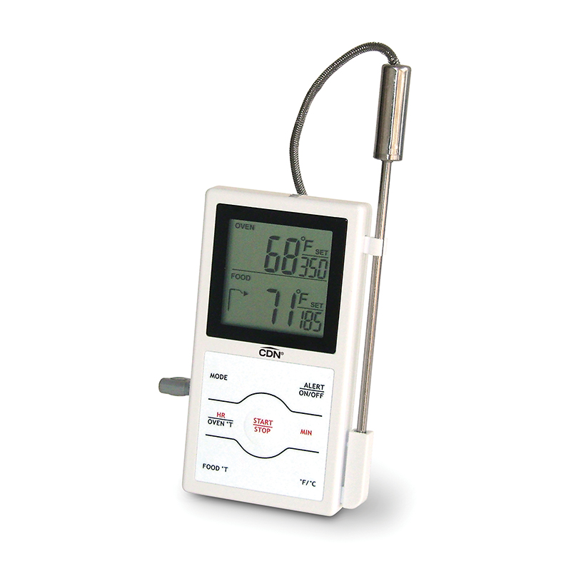Timer & Clock White CDN DTTC-W Combo Probe Thermometer