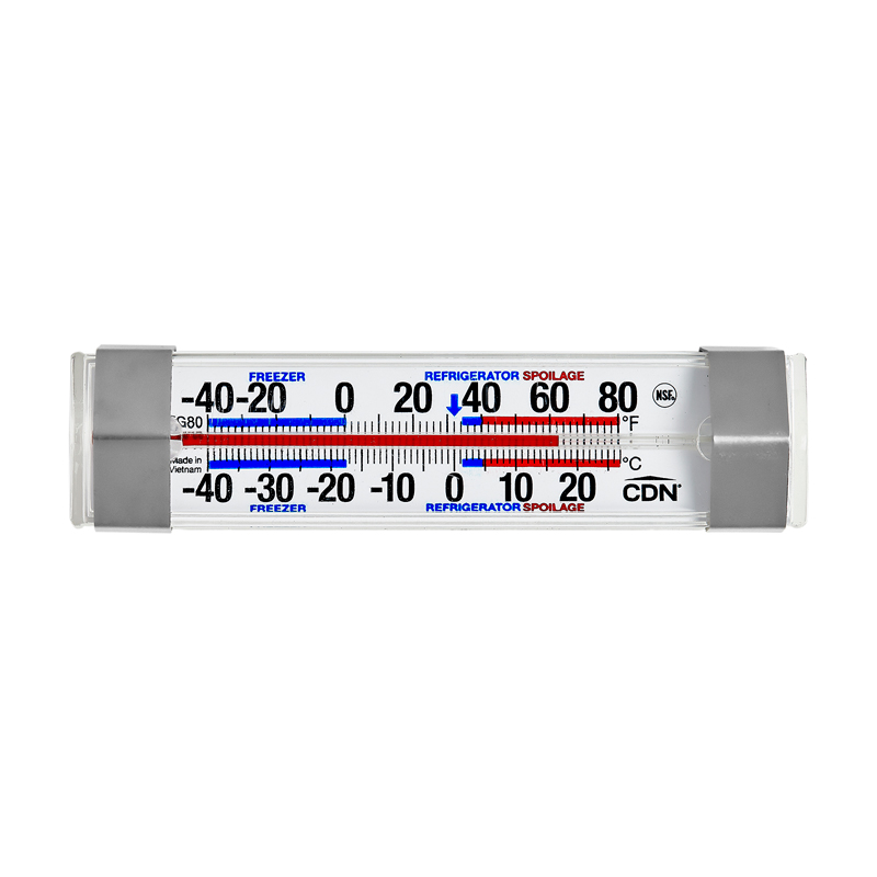 Rubbermaid Pelouze Thermometer, Refrig Freezer, #FGR80DC