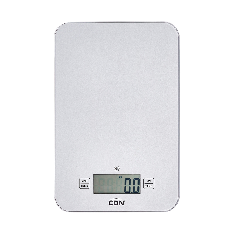 SD1502-S - NSF® Digital Glass Scale, 15 lb - Silver - CDN Measurement Tools