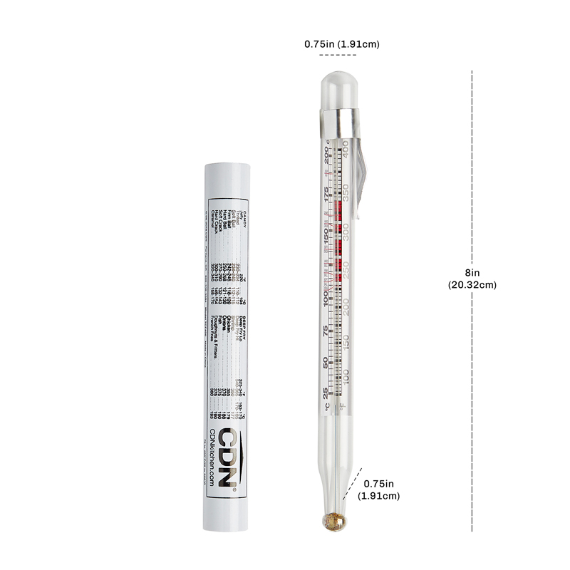 CDN® IRXL400 Insta-Read® Candy Thermometer - 6 / CS